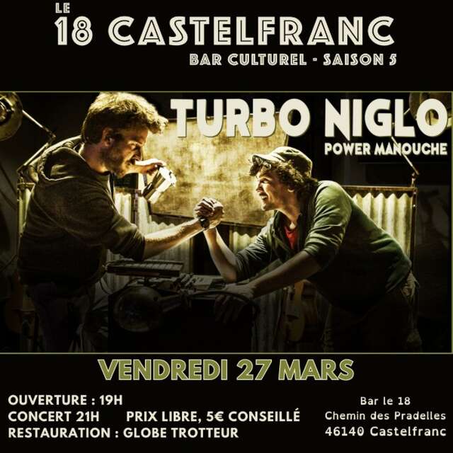TURBO NIGLO Jazz Manouche Power Electro au 18