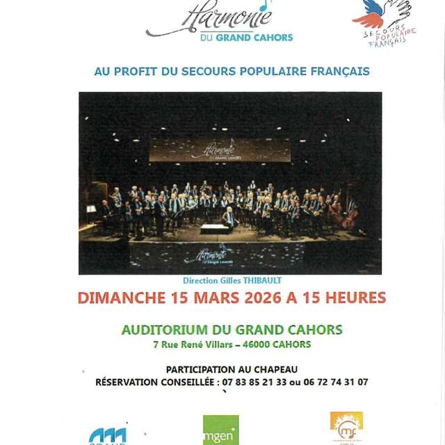 Concert de l'harmonie du Grand Cahors