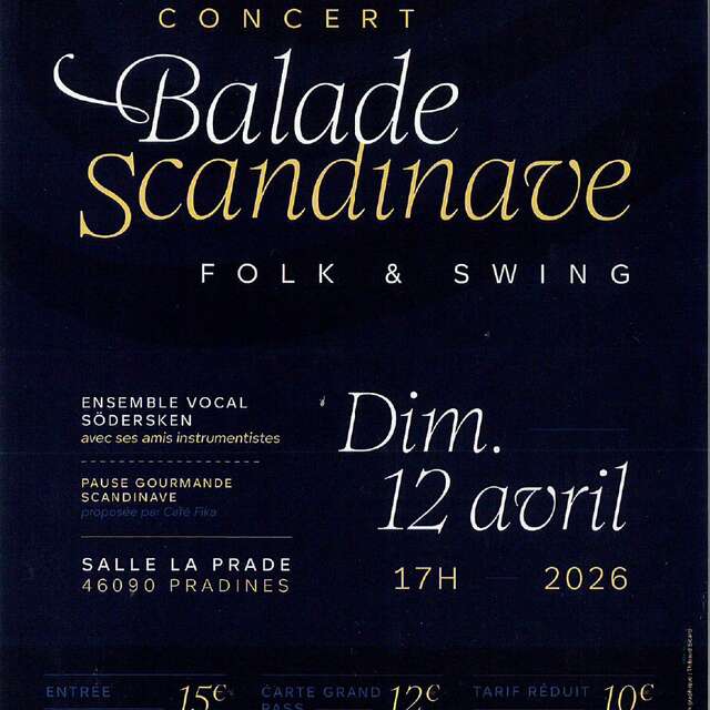 Concert balade Scandinave à la Prade
