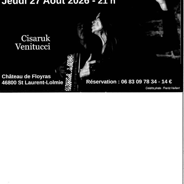 Concert de Cisaruk Venitucci : "Rendez-vous avec Serge Reggiani"