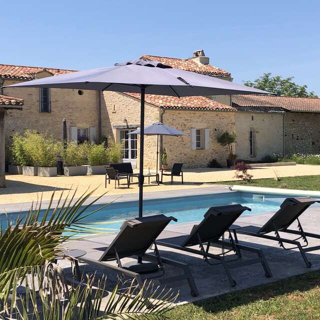 Chambre en pierre - Gîte Monpazier