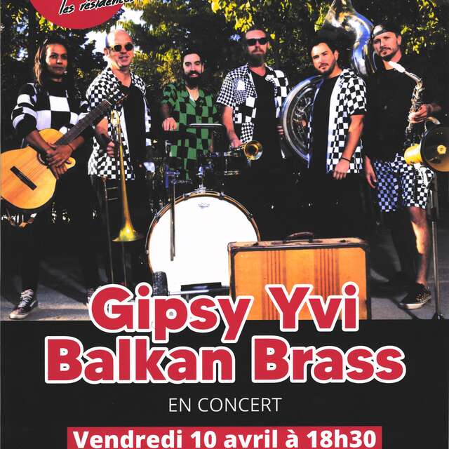 Gipsy Yvi Balkan Brass en concert