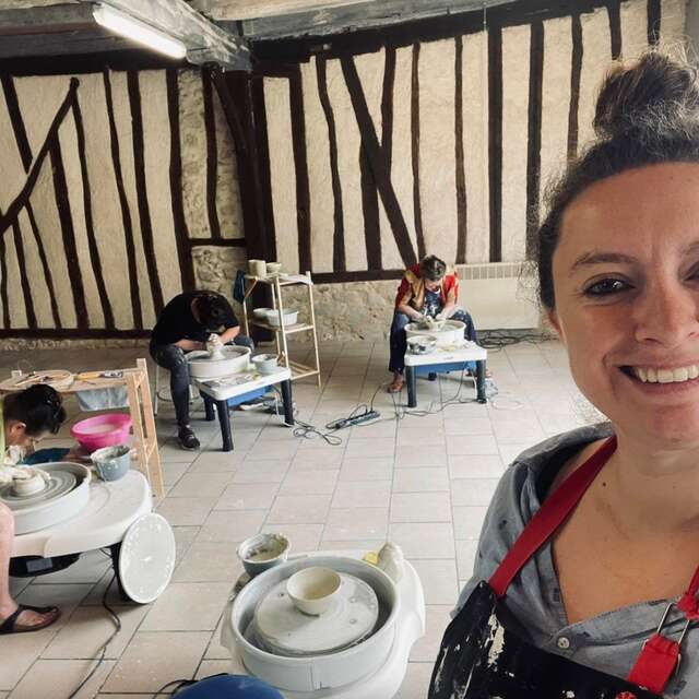 Cours de céramique à l'Atelier en couleur de Sarah