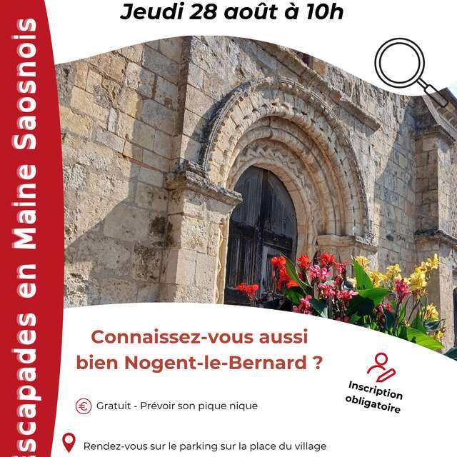 Escapades en Maine Saosnois : Zoom sur Nogent-le-Bernard