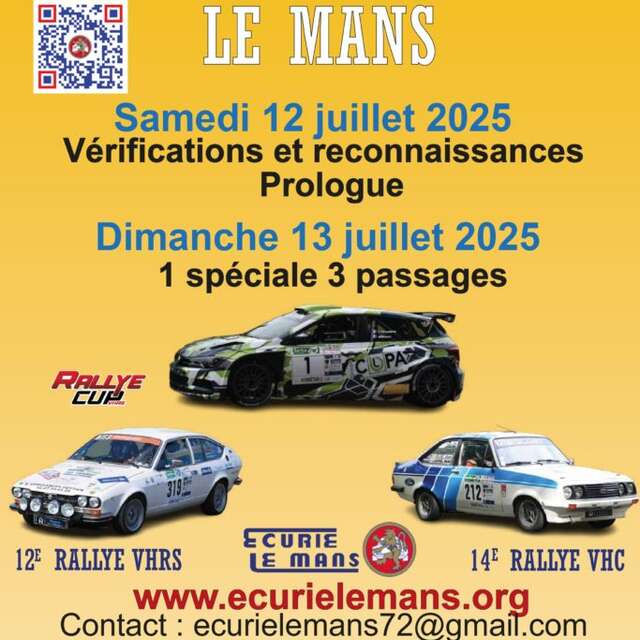 59ÈME RALLYE RÉGIONAL LE MANS