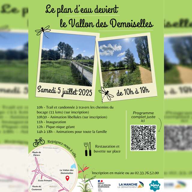 Inauguration du parc Le Vallon des Demoiselles