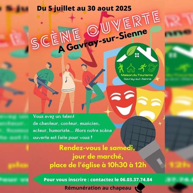 Scène ouverte au marché !