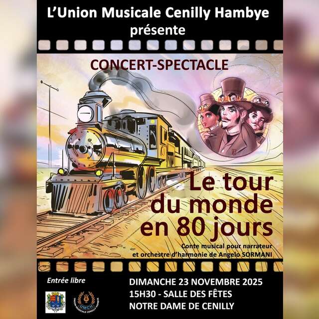 Concert-spectacle "Le tour du monde en 80 jours"