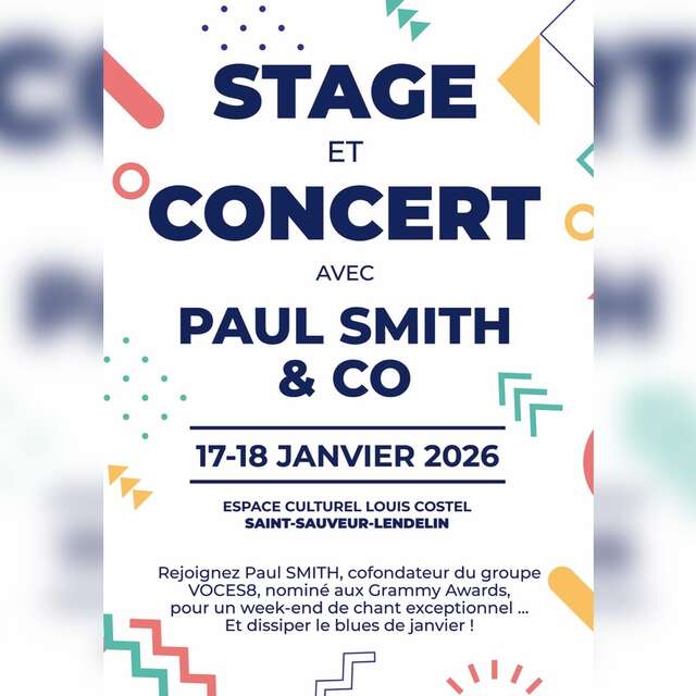Stage et concert avec Paul Smith & Co