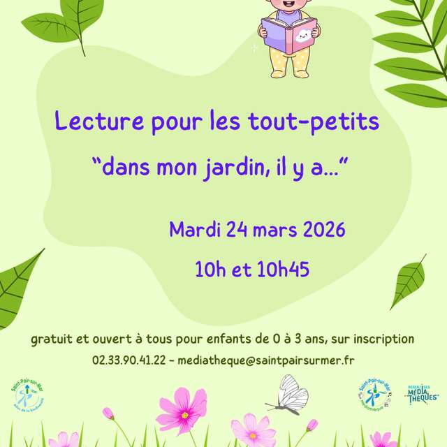 Lecture pour les tout-petits : dans mon jardin, il y a...