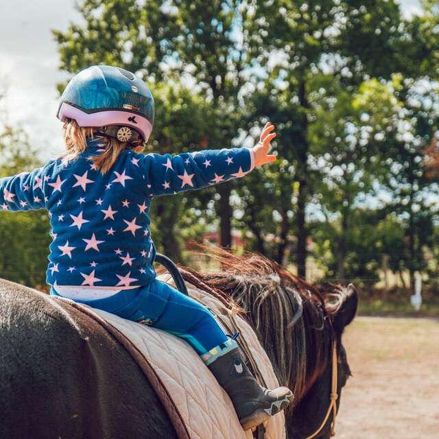 Chasse aux œufs à poney