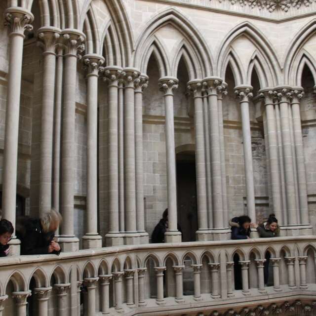 Visite de la Cathédrale de Coutances, parties hautes et basses