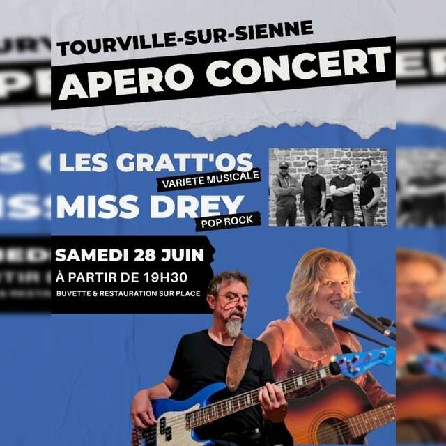 Apéro-concert : Les Gratt'os et Miss Drey