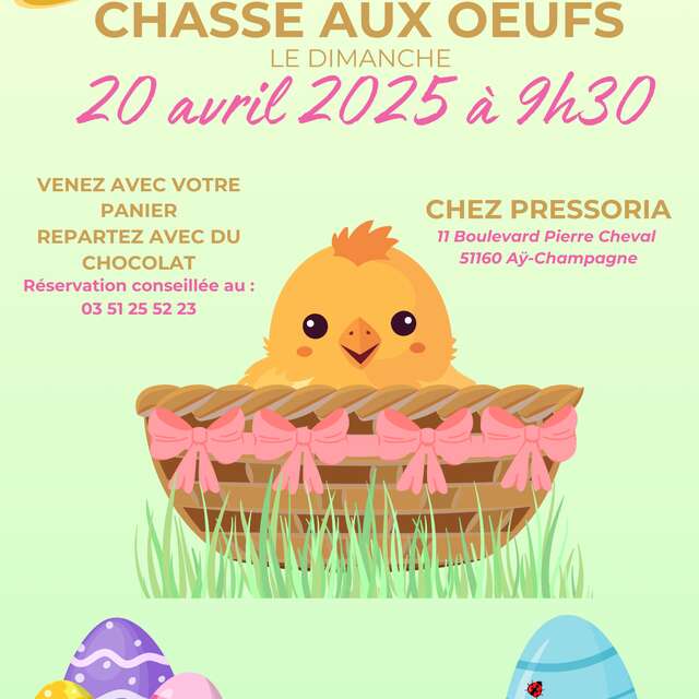 La Chasse aux Oeufs chez PRESSORIA