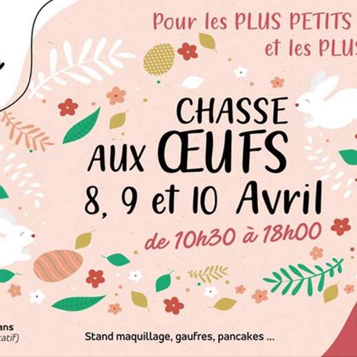 Chasse aux œufs à la ferme