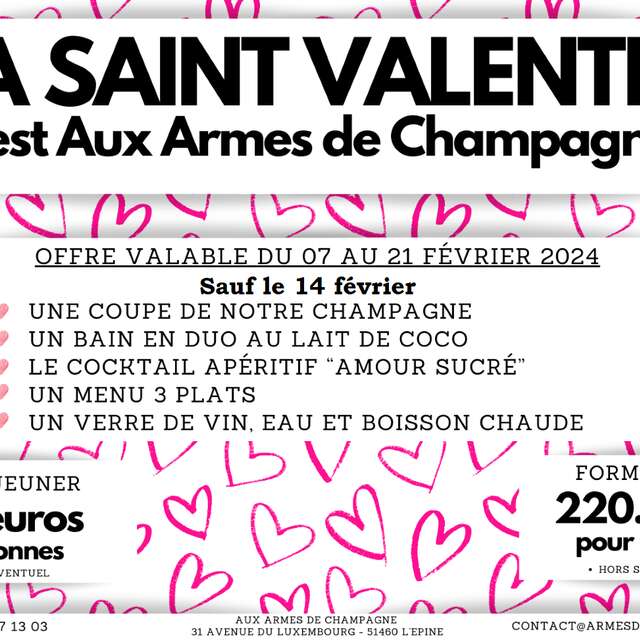 La Saint-Valentin aux Armes de Champagne