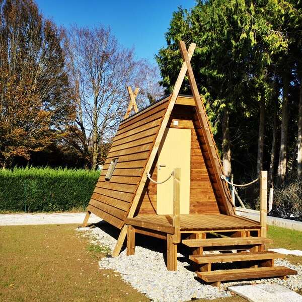 La clé de la cabane - Camping du Bois Vert