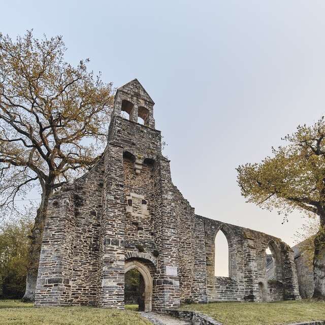 Les vestiges de la chapelle de la Madeleine