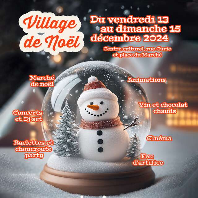 Le Village de Noël et Feu d'Artifice