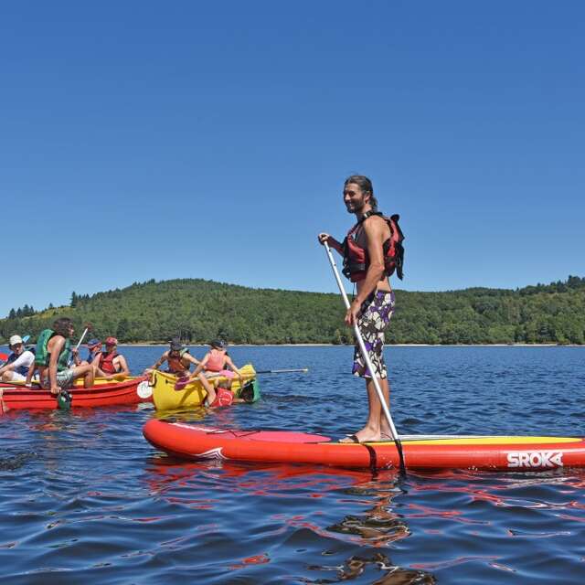Animation aventure canoë, paddle