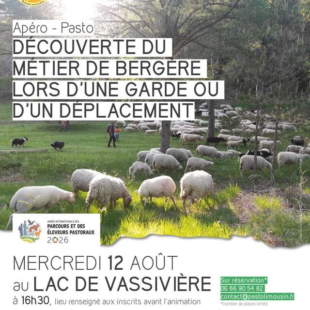 Apéro-pasto à Vassivière : Découverte du métier de bergère