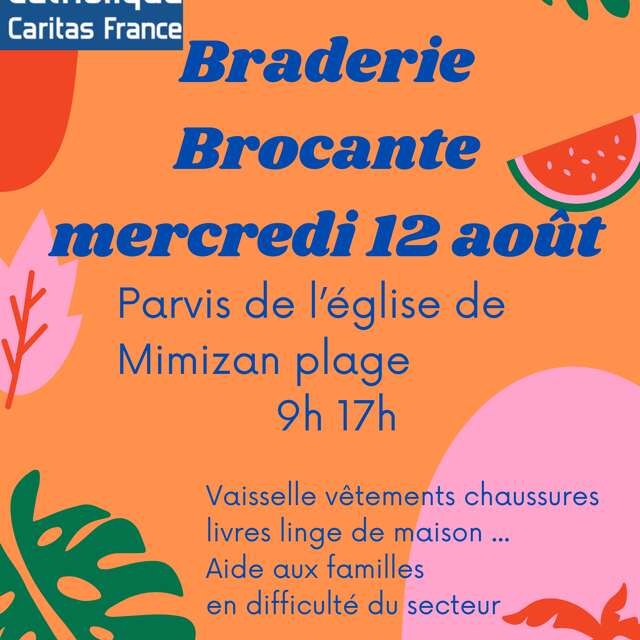 Braderie brocante secours catholique