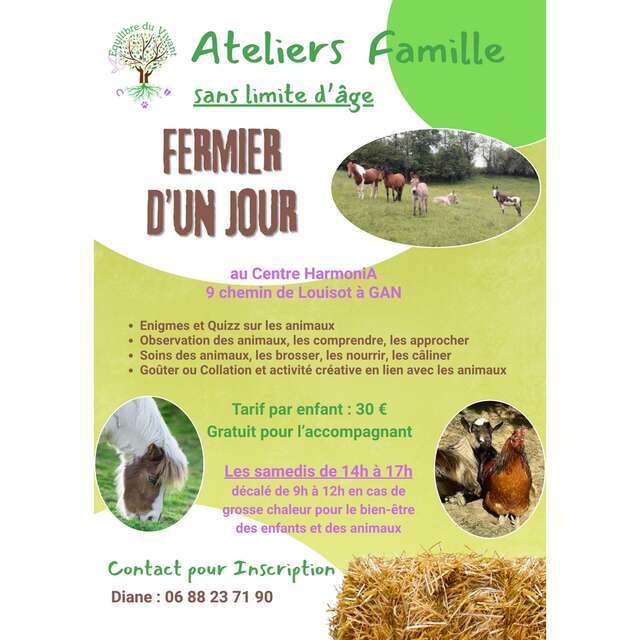 Atelier famille "fermier d’un jour"