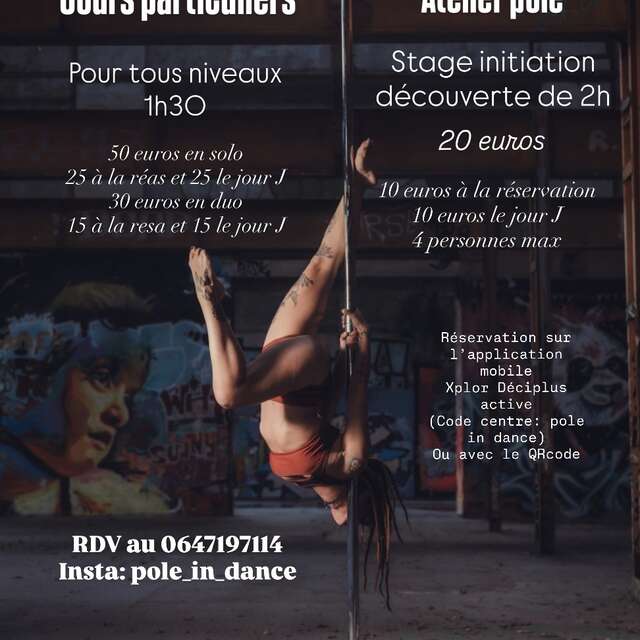 Atelier initiation au pole-dance