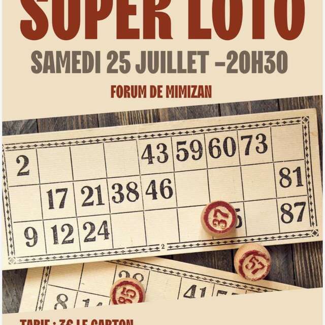 Loto organisé par la classe des 20 ans