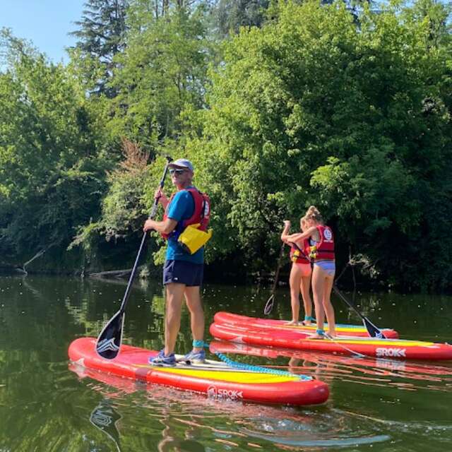 Canoë, Paddle et Pédalos sur le lac de Lescourou Canoë