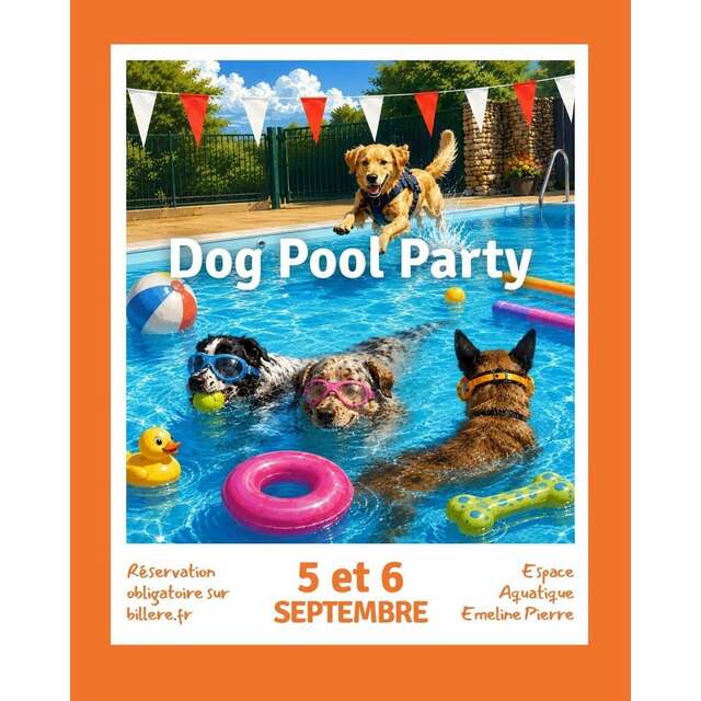 Dog Pool Party