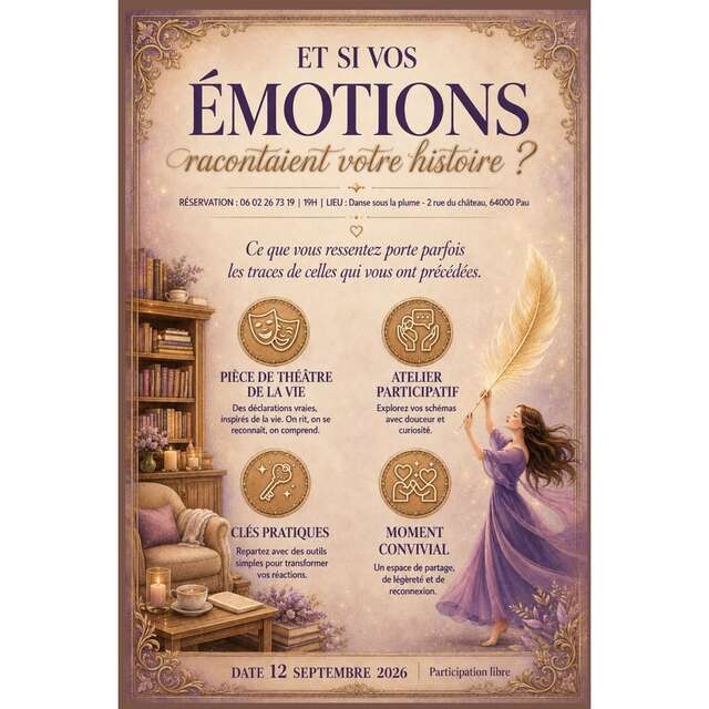 Atelier "Et si vos émotions racontaient votre histoire?"