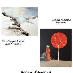Exposition : Peinture aquarel de J.J Toulme et M Andurand