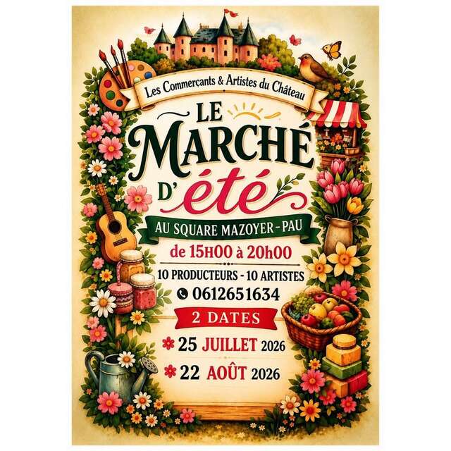 Marché d'été du quartier du 14 Juillet
