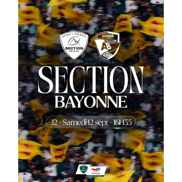 Rugby TOP14 - Section Vs Aviron Bayonnais