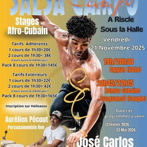 Stage afro-cubain avec Salsa Campo