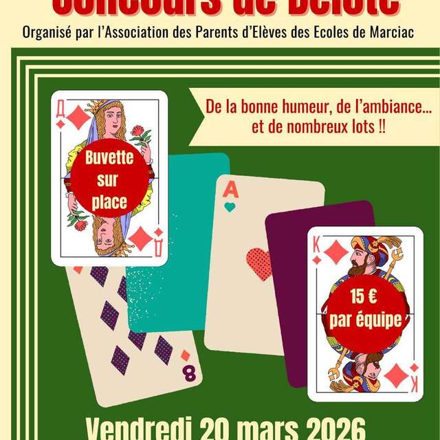 Concours de belote de l'APEEM