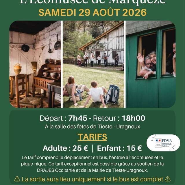Sortie organisée à l'Ecomusée de Marquèze
