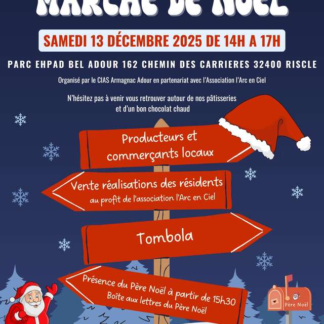 Marché de Noël local.