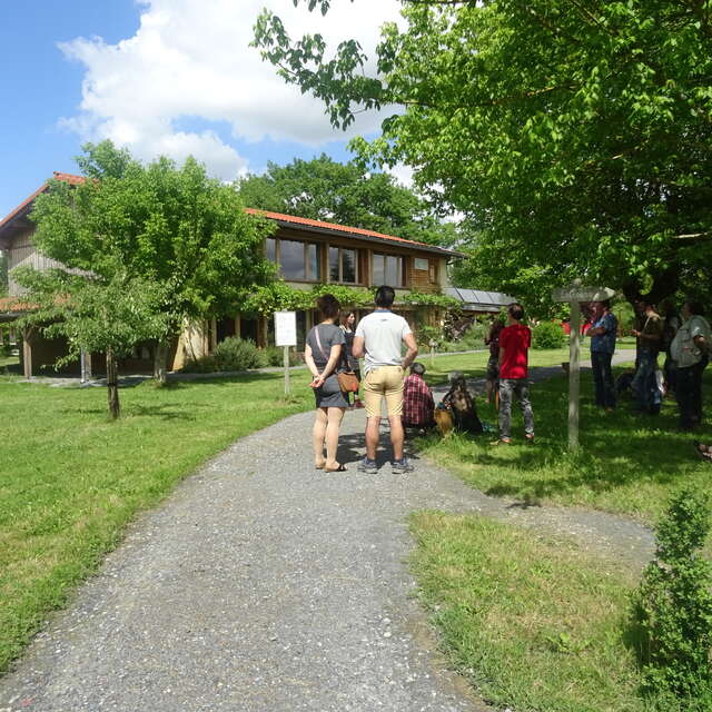 Visite de l'écocentre Pierre & Terre