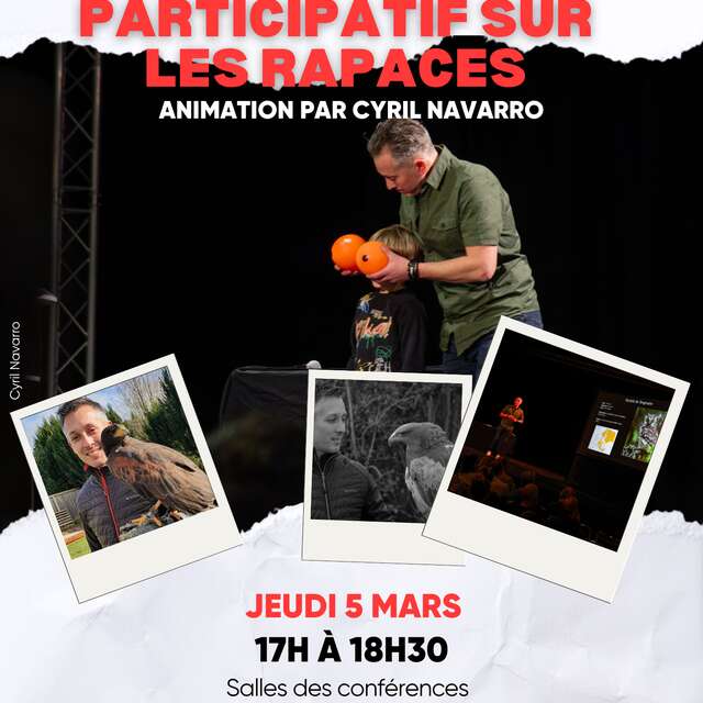 Atelier participatif sur les rapaces Cyril Navarro