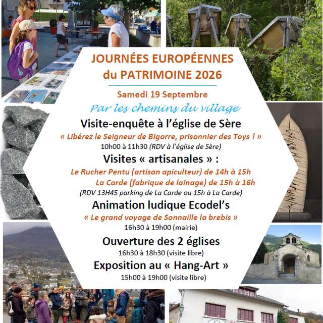 Journées Européennes du Patrimoine : "Par les chemins du village"