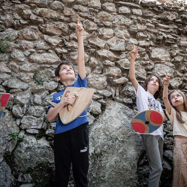 Visites guidées en famille au château "Au temps d'avant, dans la peau d'un chevalier"