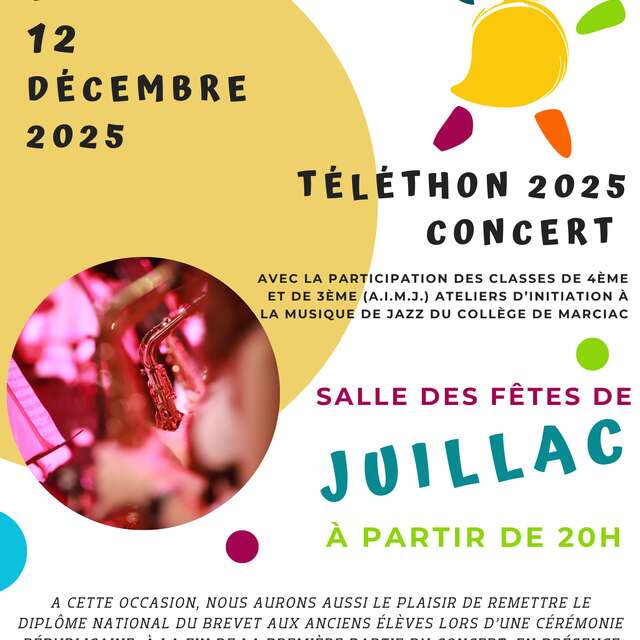 Concert au profit du Téléthon
