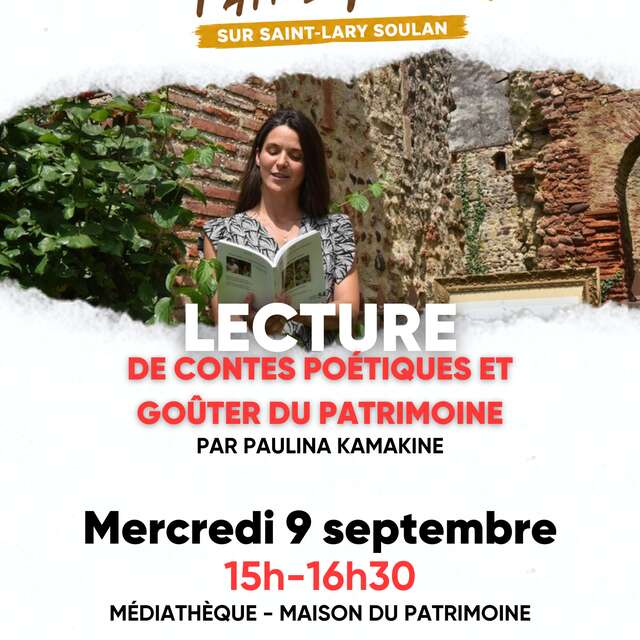Lecture de contes poétiques et goûter du Patrimoine - MOIS DU PATRIMOINE