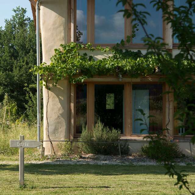 Visite de l'écocentre Pierre & Terre