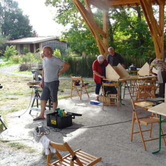 Stage de fabrication d’un four solaire