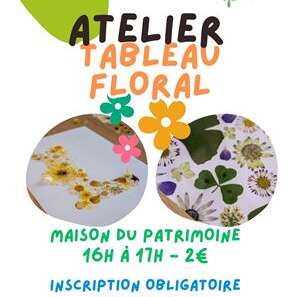 Atelier tableau floral