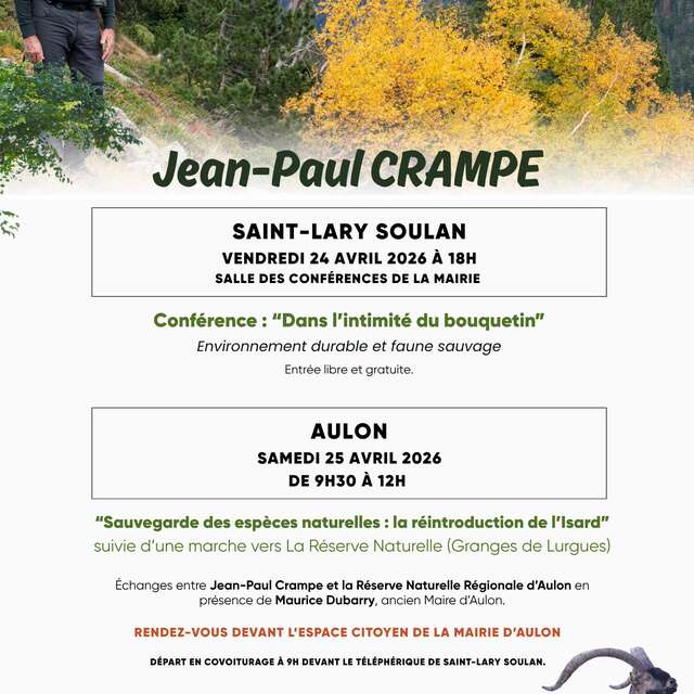 Conférence de Jean-Paul Crampe 'Dans l'intimité du Bouquetin"