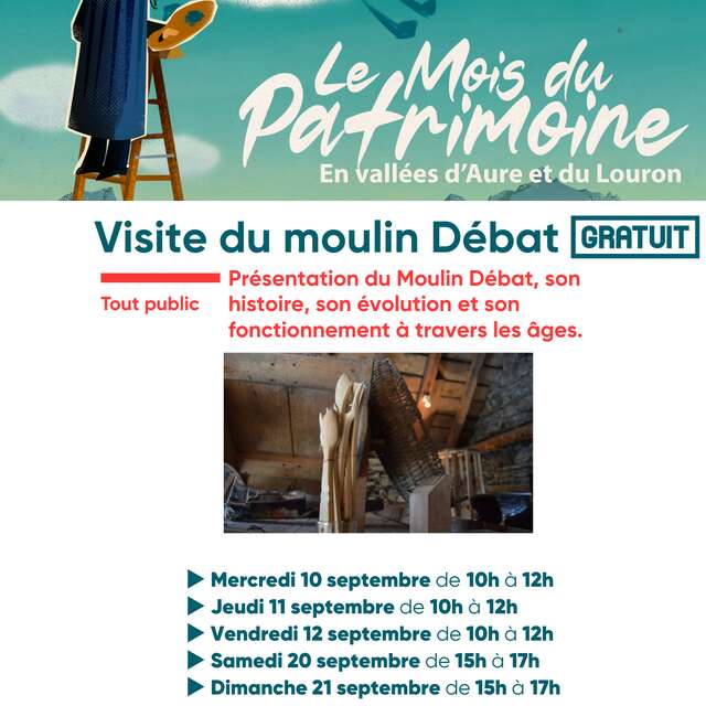 Visite du moulin Débat